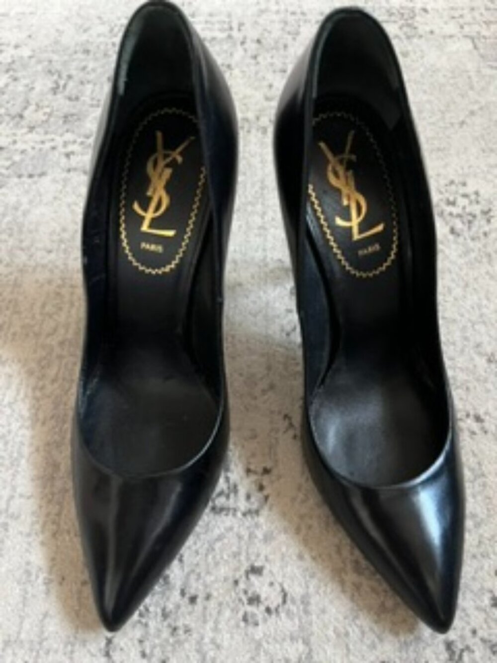 Yves Saint Laurent Black Heels 37